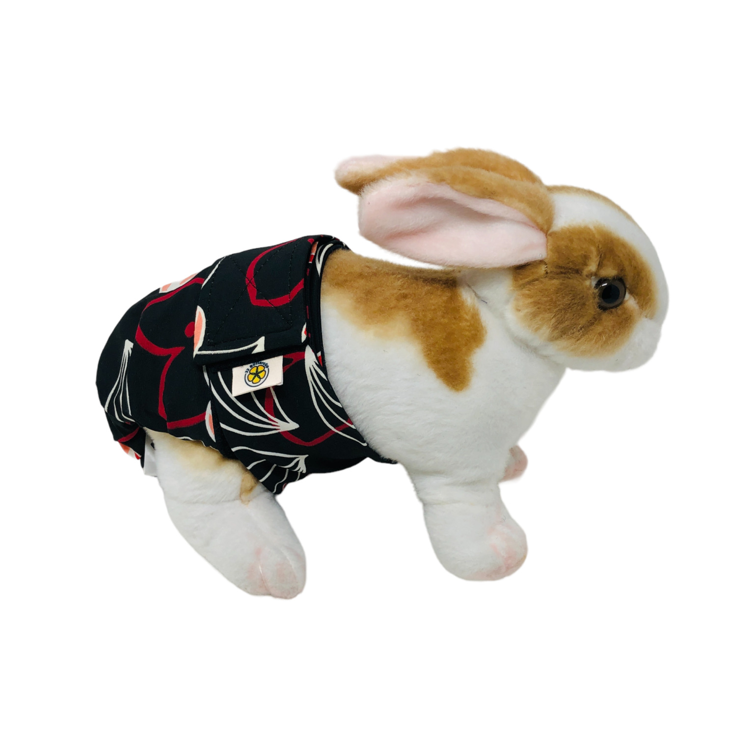 Midnight Bloom Bunny Diaper - Made in USA
