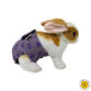 lavender daisy flower diaper - bunny